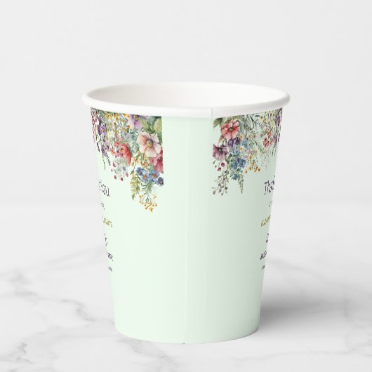 Papierkop Papieren Bekers (Rechts)