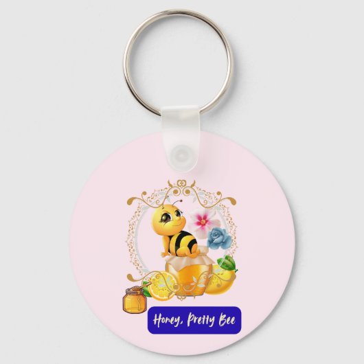 Papierkop Sleutelhanger (Voorkant)