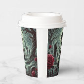 Papierkoppen: 8 oz Papierbekertje, deksel: deksel Papieren Bekers (Rechts)