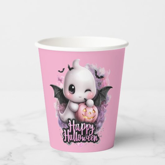 Papierkoppen: 8 oz Papierbekertje, deksel: geen Papieren Bekers (Voorkant)