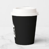 Papierkoppen: 8 oz Papierbekertje, deksel: geen Papieren Bekers (Achterkant)