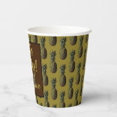 Papierkoppen voor ananas papieren bekers (Achterkant)