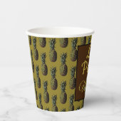 Papierkoppen voor ananas papieren bekers (Voorkant)