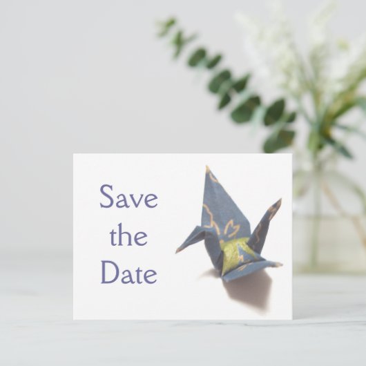 Papierkraan Aankondigingskaart (Staand voorkant)