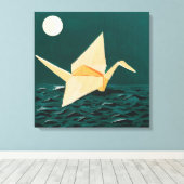 Papierkraan Canvas Afdruk (Insitu (Houten vloer))