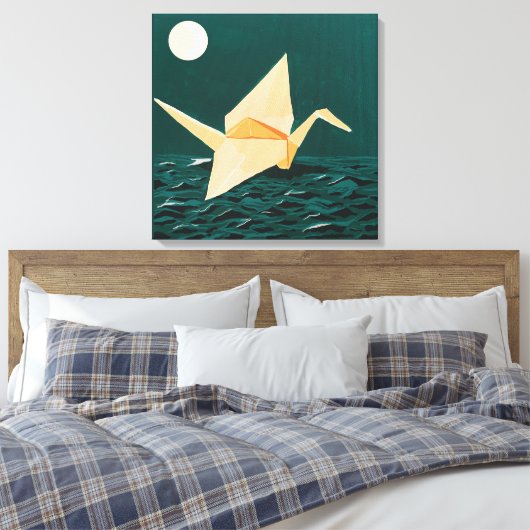 Papierkraan Canvas Afdruk (Insitu (Slaapkamer))