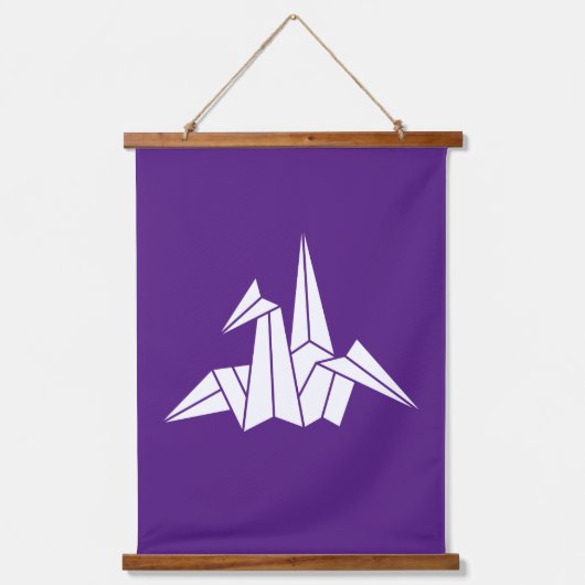 Papierkraan Hangend Wandkleed (Voorkant)