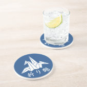 Papierkraan Zandsteen Onderzetter (Zijkant)