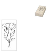 Papierkraft en kunststempel rubberstempel (Gestempeld)