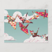 Papierkranen Briefkaart (Voorkant)