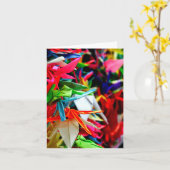 Papierkranen Kaart (Gele Bloem)