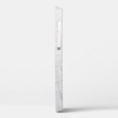 Papierkreukjes, witte kauwtextuur Case-Mate iPhone case (Achterkant / Links)