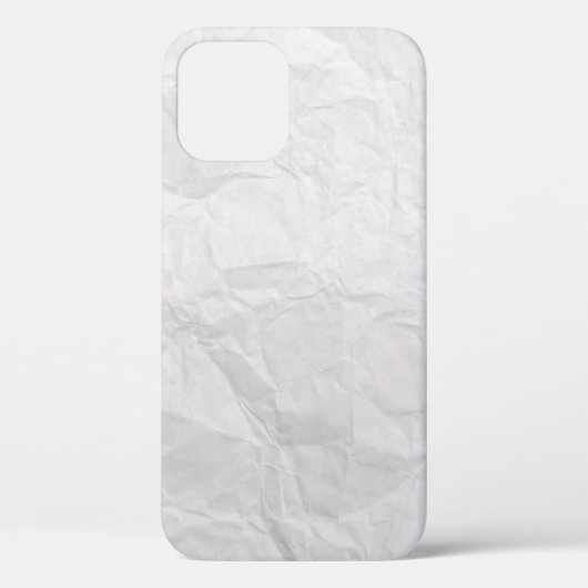 Papierkreukjes, witte kauwtextuur Case-Mate iPhone case (Achterkant)