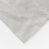 Papierkreukjes, witte kauwtextuur fleece deken (Hoek)