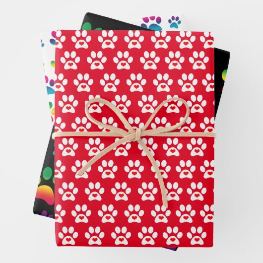 Papierlade met pachtophoping 3 inpakpapier vel (In situ)