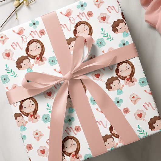 Papierlade voor het verpakken van mam 3 inpakpapier vel