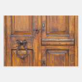 Papierlade voor onmiddellijke verpakking - Houten  Inpakpapier Vel (Voorkant 3)