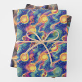 Papierlade voor onmiddellijke verpakking, set van inpakpapier vel (In situ)