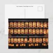 Papierlampions van de Yasaka-schrijn: Kyoto Briefkaart (Voorkant / Achterkant)