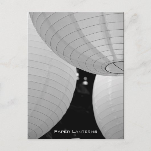 Papierlantaarns Briefkaart (Voorkant)
