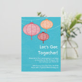 Papierlantaarns voor tuinen 4.5 x 6.25 kaart (Staand voorkant)