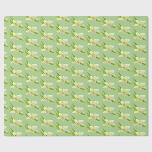 Papierleliebloemen verpakken cadeaupapier (Vlak)