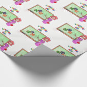 Papierleraar overladen cadeaupapier (Hoek)