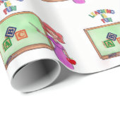 Papierleraar overladen cadeaupapier (Rol Hoek)