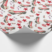 Papierlipstick ompakken cadeaupapier (Hoek)