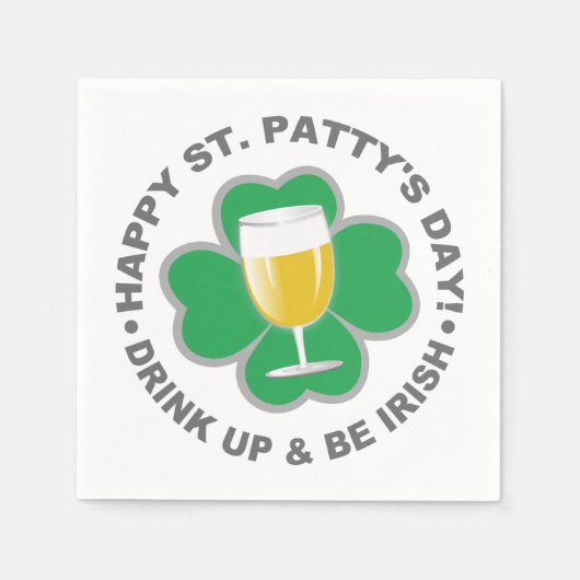Papierluiers van St. Patrick's Day Servetten (Voorkant)