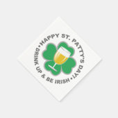 Papierluiers van St. Patrick's Day Servetten (Hoek)