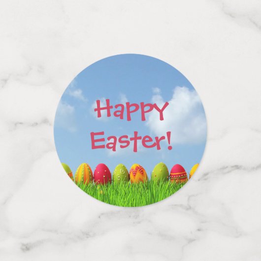 Papiermachines Eieren Confetti (Kleine voorkant)