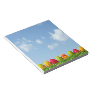 Papiermachines paaseieren notitieblok