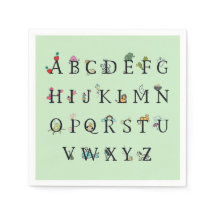 PAPIERNAPKIN : ALPHABET CHART