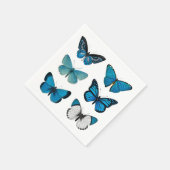 PAPIERNAPKIN :  BUTTERFLIES SERVET (Hoek)