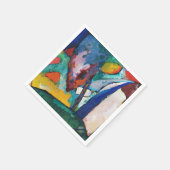 PAPIERNAPKIN : KANDINSKY : WATERVAL SERVET (Hoek)