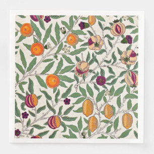 PAPIERNAPKIN : WILLIAM MORRIS : POMEGRANATEN SERVET