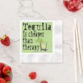 PAPIERNAPKINS - TEQUILA, CHEAPER DAN THERAPIE SERVET (Insitu)