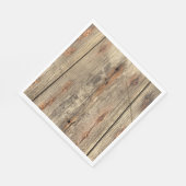 PAPIERNAPKINS VAN HET FOTOPAPIER VAN WOOD GRAIN SERVET (Hoek)