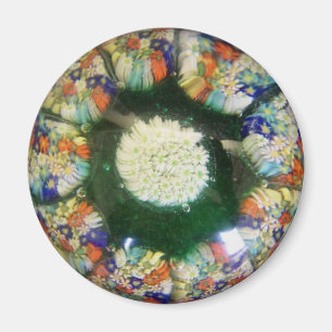 Papierontwerp van Murano-glas, gekleurd "bloemen" Magneet