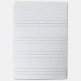 Papierontwerp van notitieboek op post-it notities post-it® notes