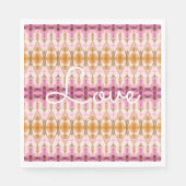 Papierontwerper servet met Waterverf patroon (Voorkant)