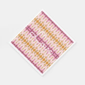 Papierontwerper servet met Waterverf patroon (Hoek)