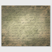 Papieroud schrijven cadeaupapier (Vlak)