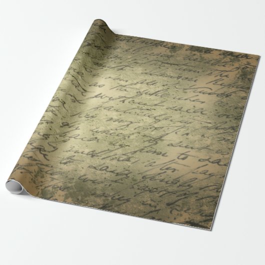 Papieroud schrijven cadeaupapier (Uitgerold)