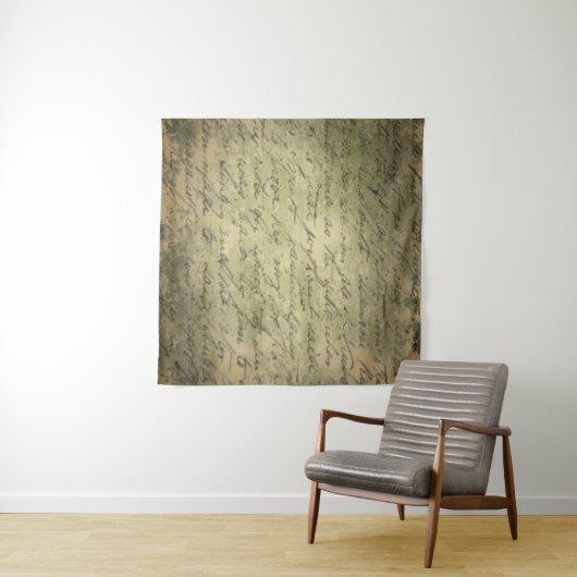 Papieroud schrijven wandkleed (In Situ (horizontaal))