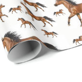 Papierpaarden pakken cadeaupapier (Rol Hoek)