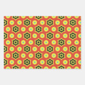 Papierpak 172 Decoratief Rood Groen Geel Inpakpapier Vel (Voorkant 2)