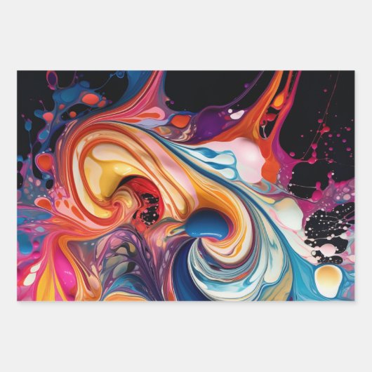 Papierpak 355: 29 inpakpapier vel (Voorkant)