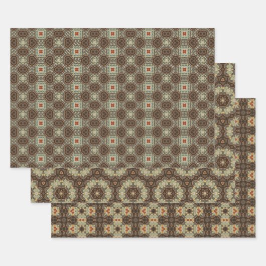 Papierpakket 9 inpakpapier vel (Set)